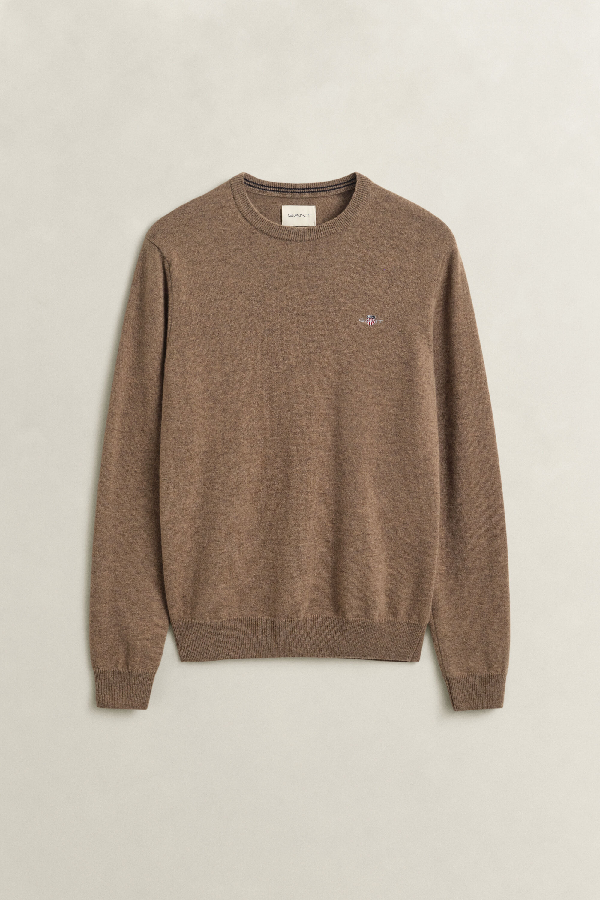 Pull col rond en laine d’agneau