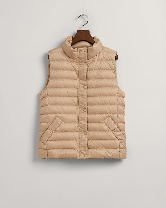 Doudoune sans manches l&eacute;g&egrave;re en duvet