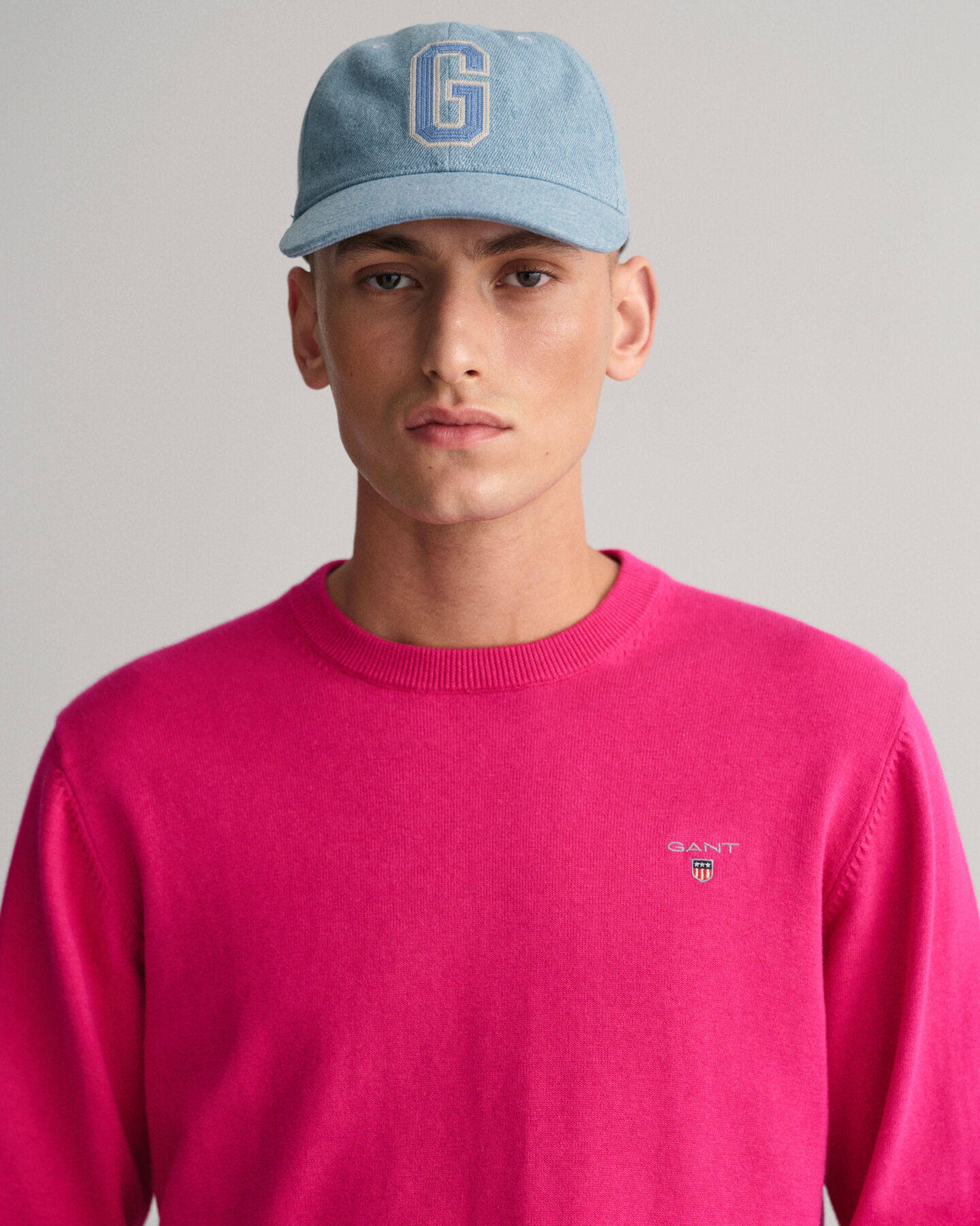 Pull ras du cou en coton Classic