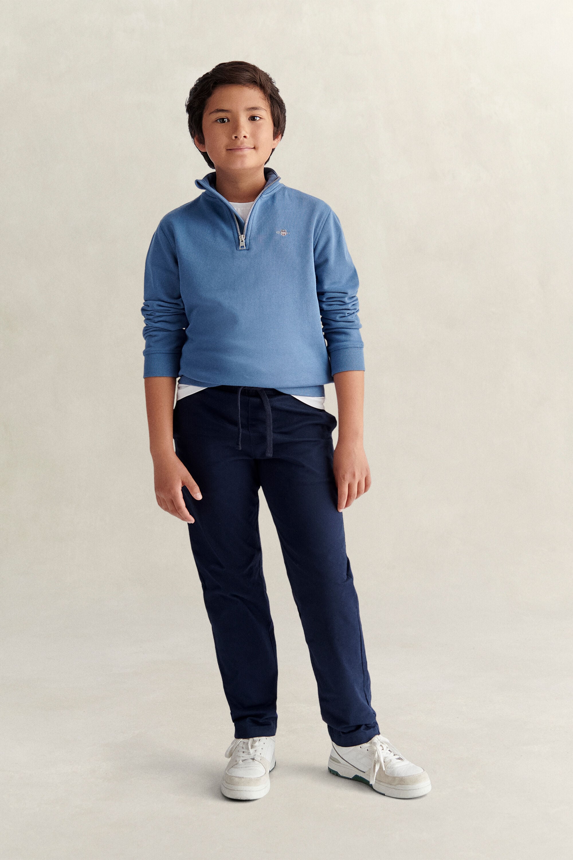 Pantalon chino avec cordon de serrage Ado Garçon