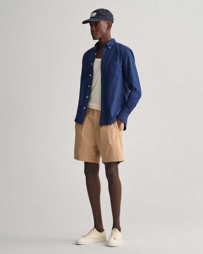 Chemise regular fit en coton Oxford Sunfaded