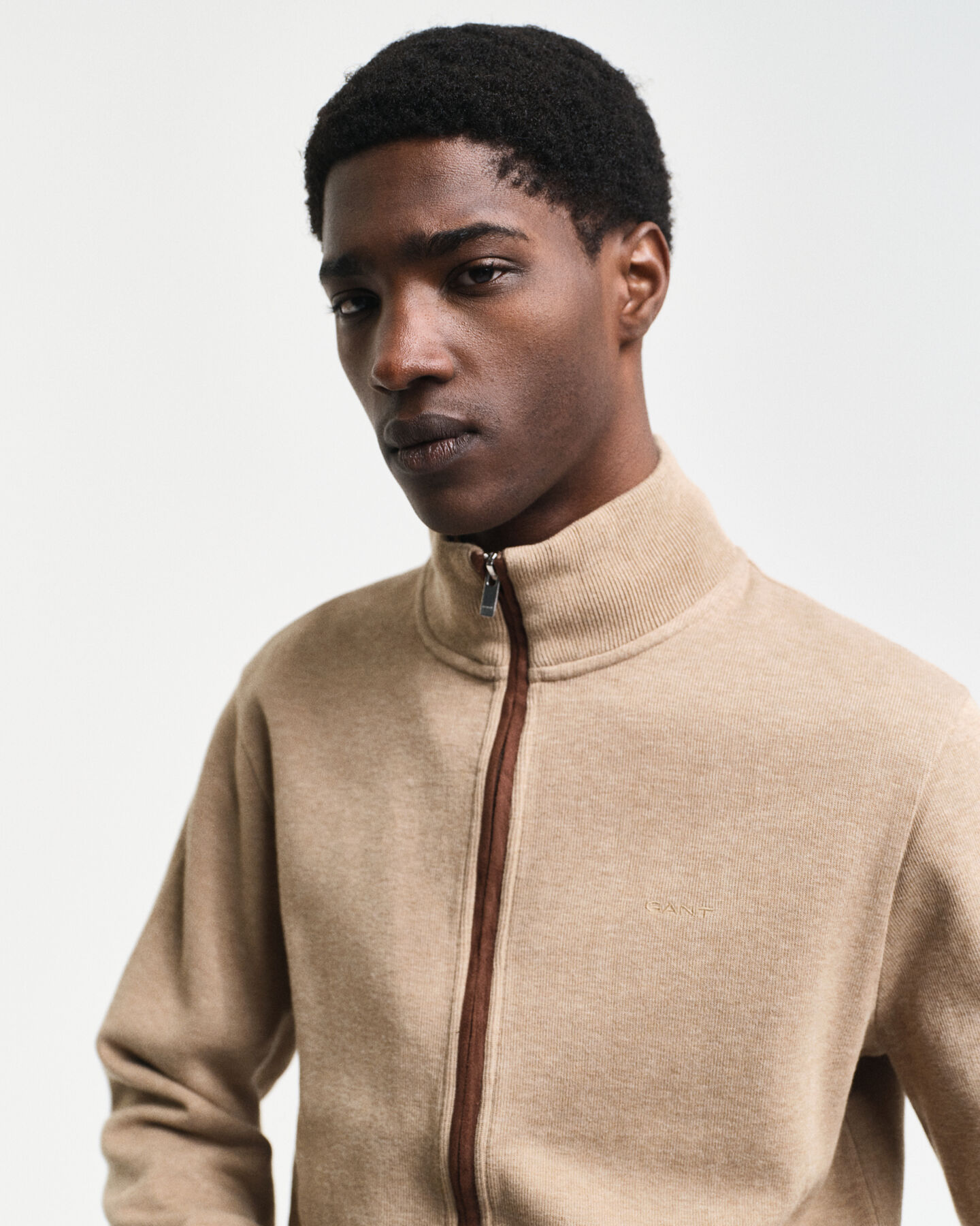 Cardigan zippé Sacker Rib