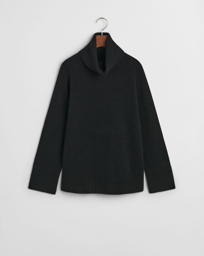 Pull col roul&eacute; en cachemire