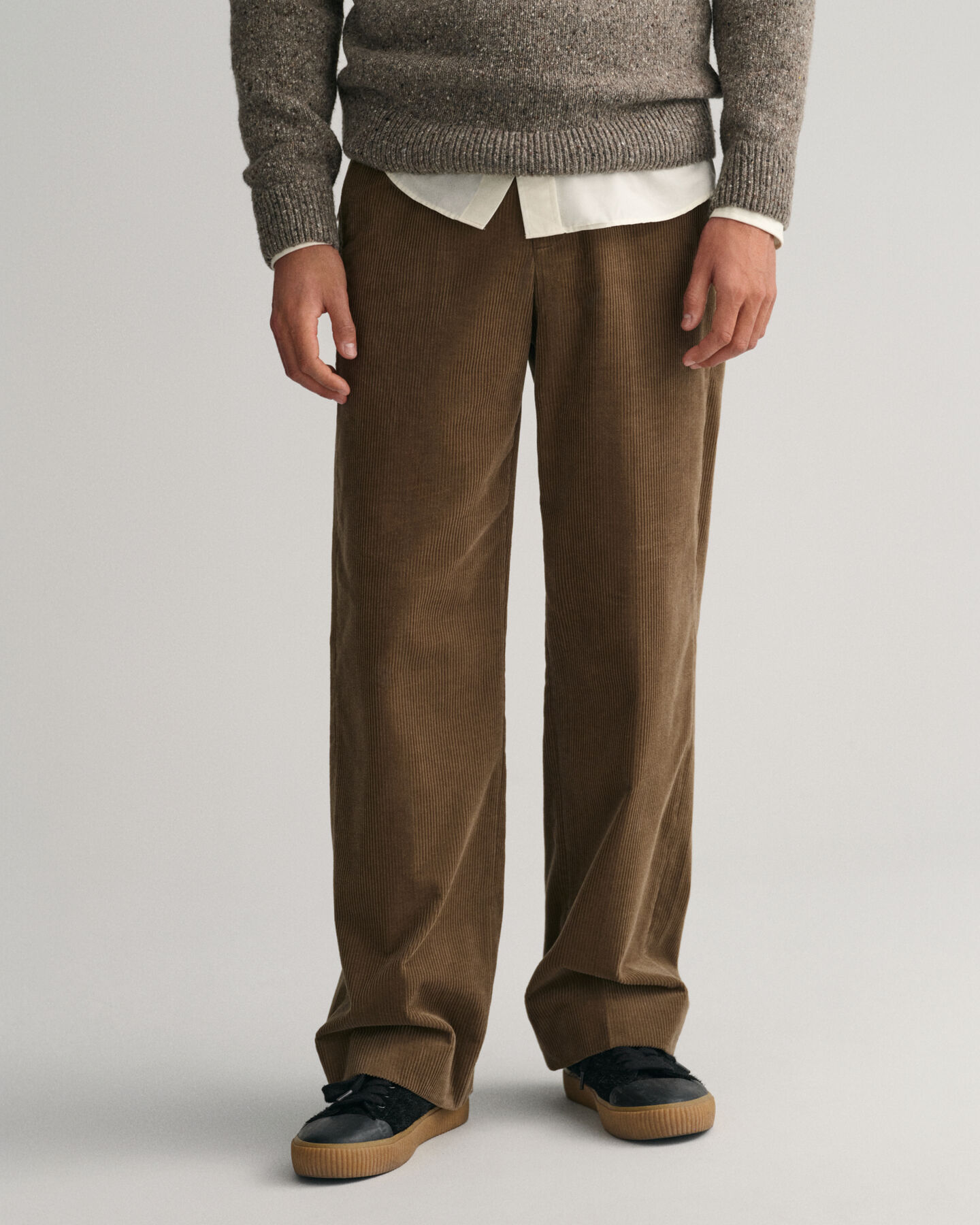 Pantalon de costume en velours côtelé