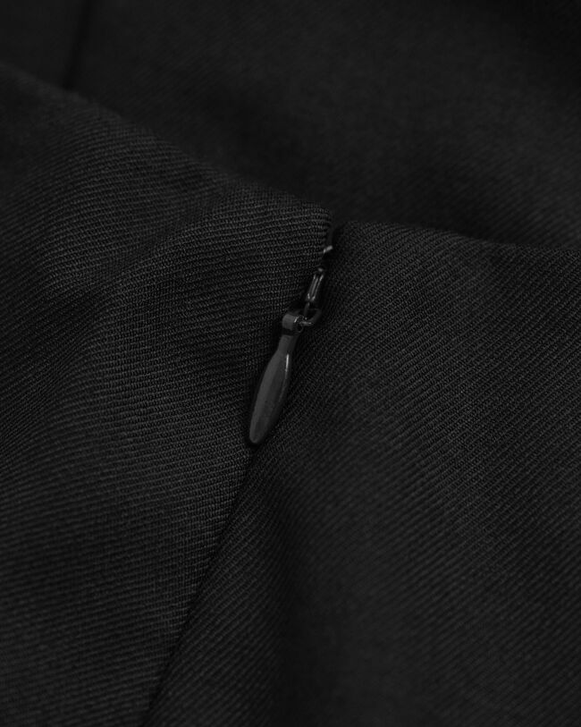 Jupe crayon midi en laine mélangée