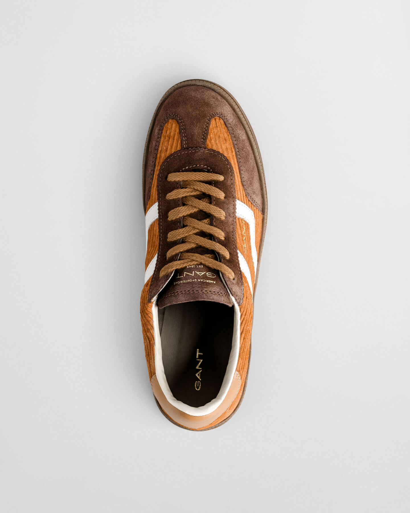 Baskets en daim et velours côtelé Cuzima