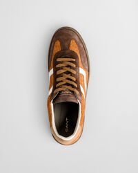 Baskets en daim et velours côtelé Cuzima