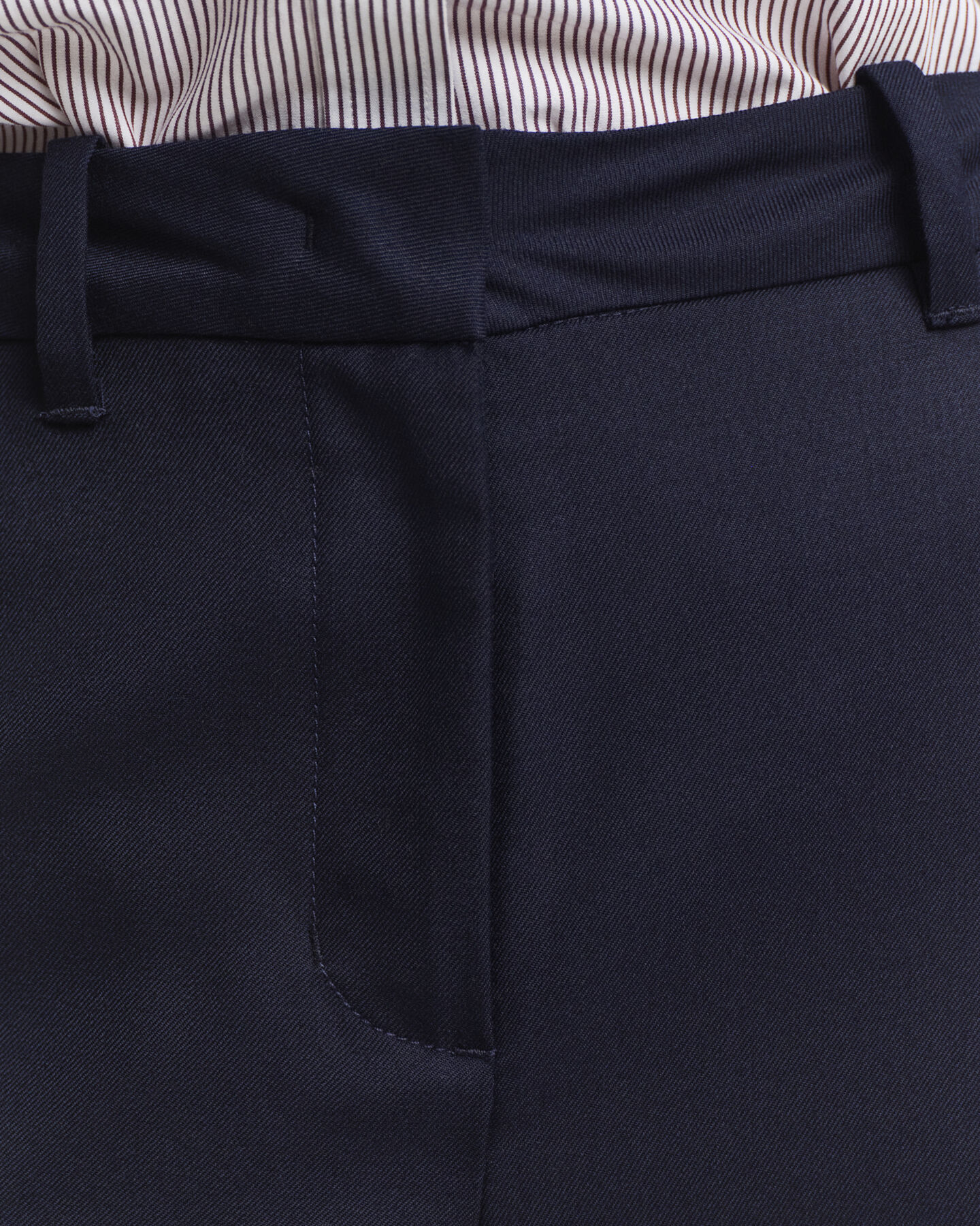 Pantalon élégant en laine mélangée