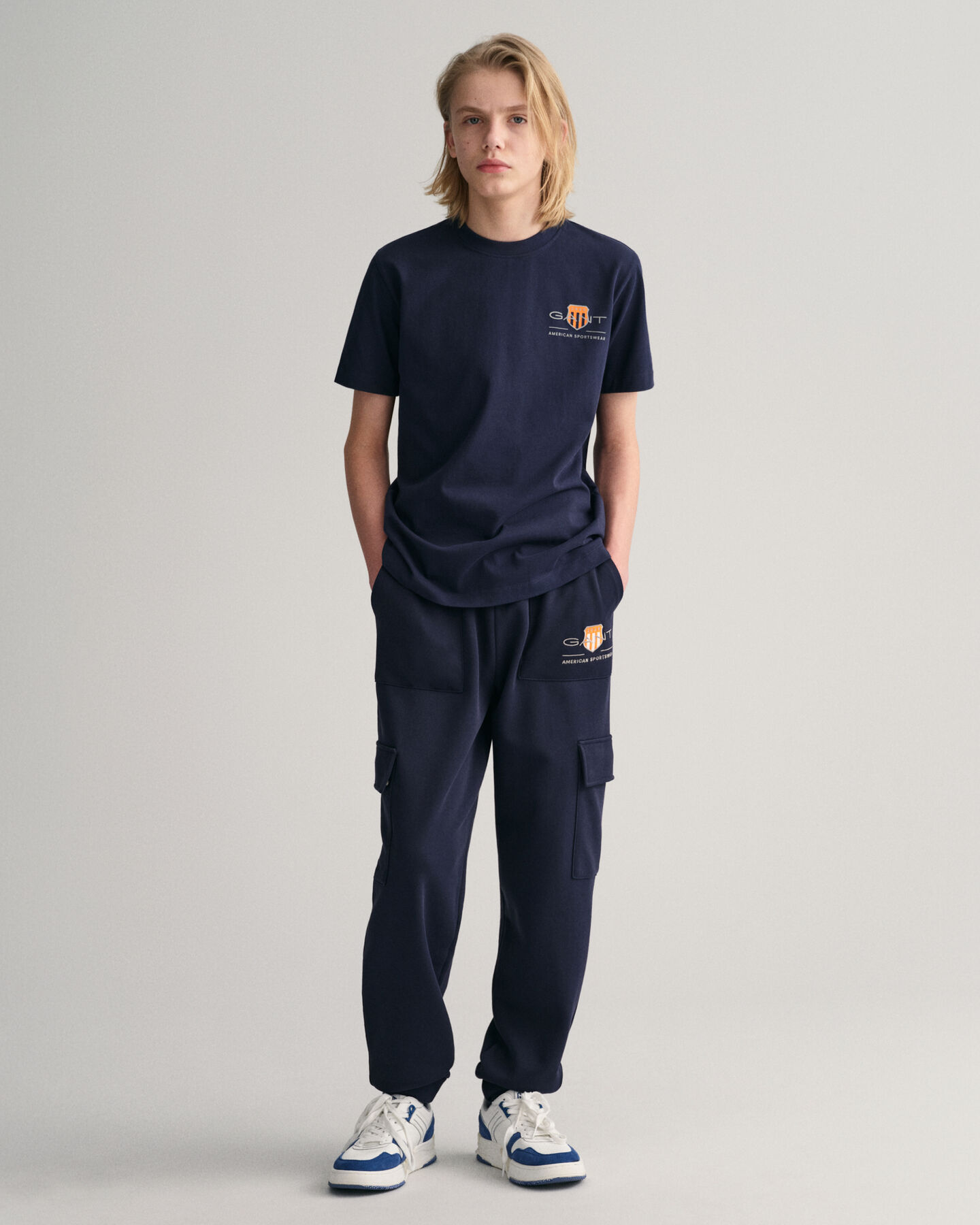 Pantalon de jogging cargo Contrast Shield Teen Boys