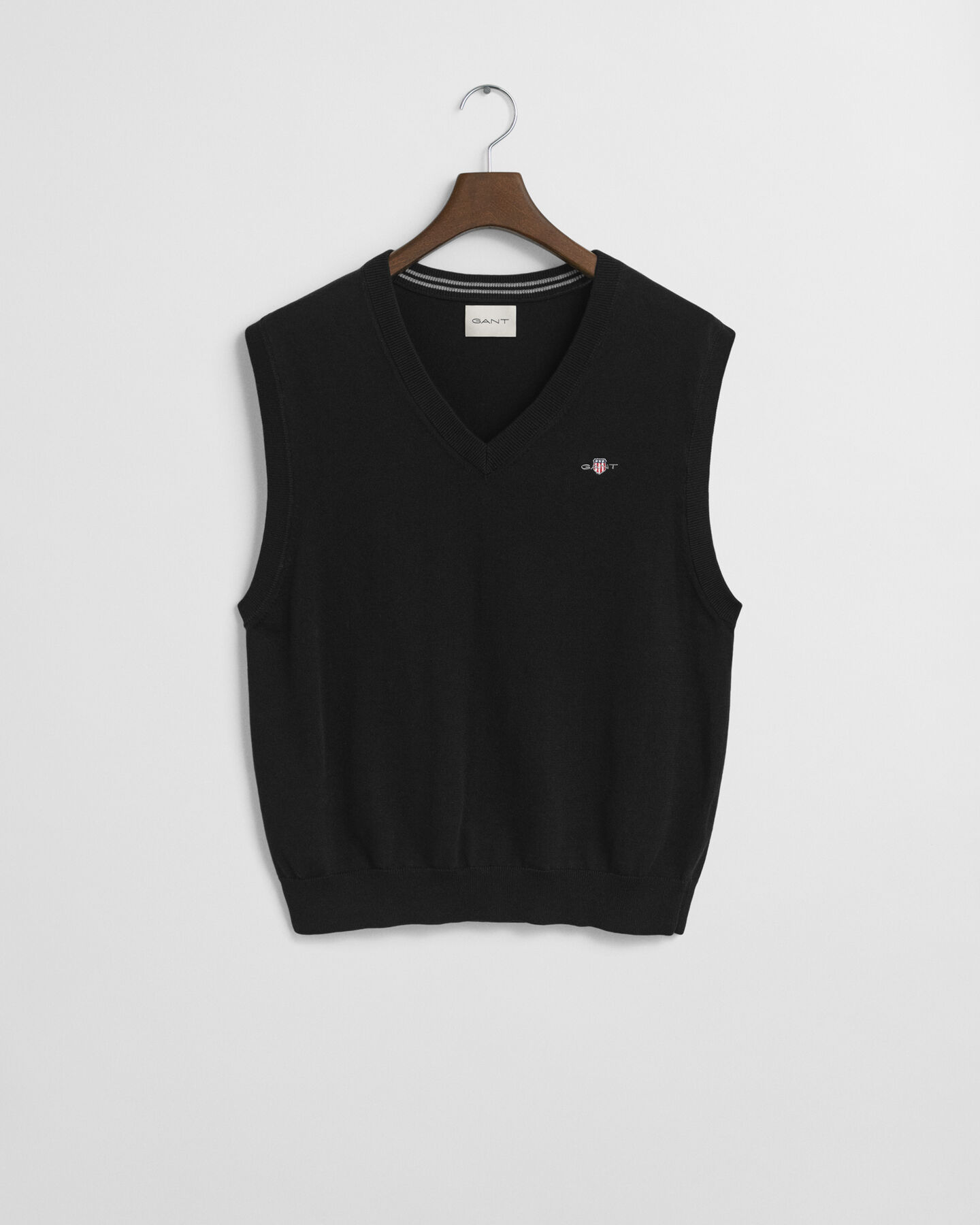 Pull sans manches en coton classique