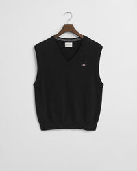 Pull sans manches en coton classique