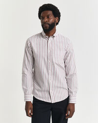 Chemise regular fit en coton Oxford à rayures Archive