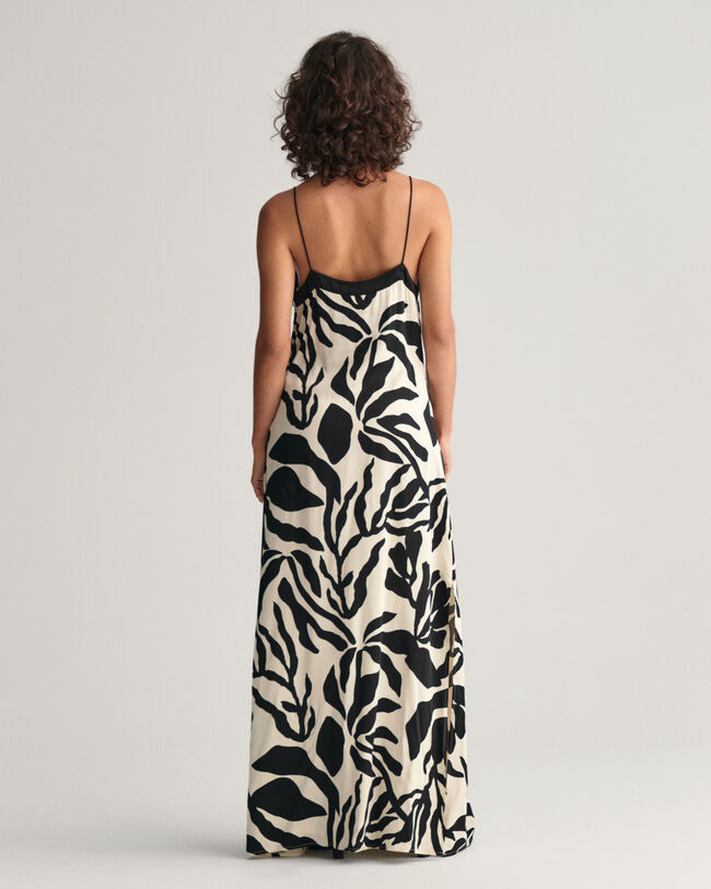Robe &agrave; bretelles Palm Print
