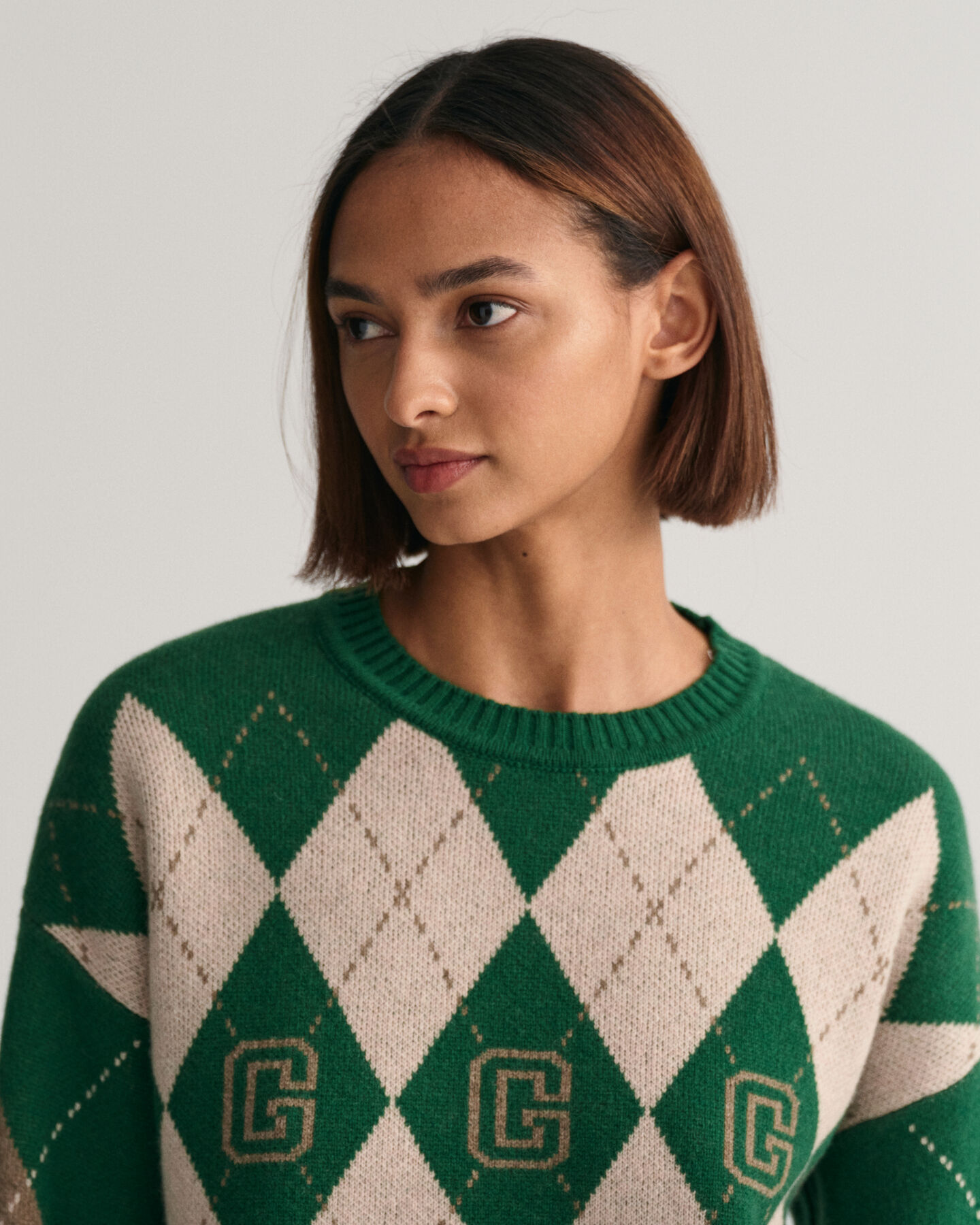 Pull ras du cou ultrafin Argyle
