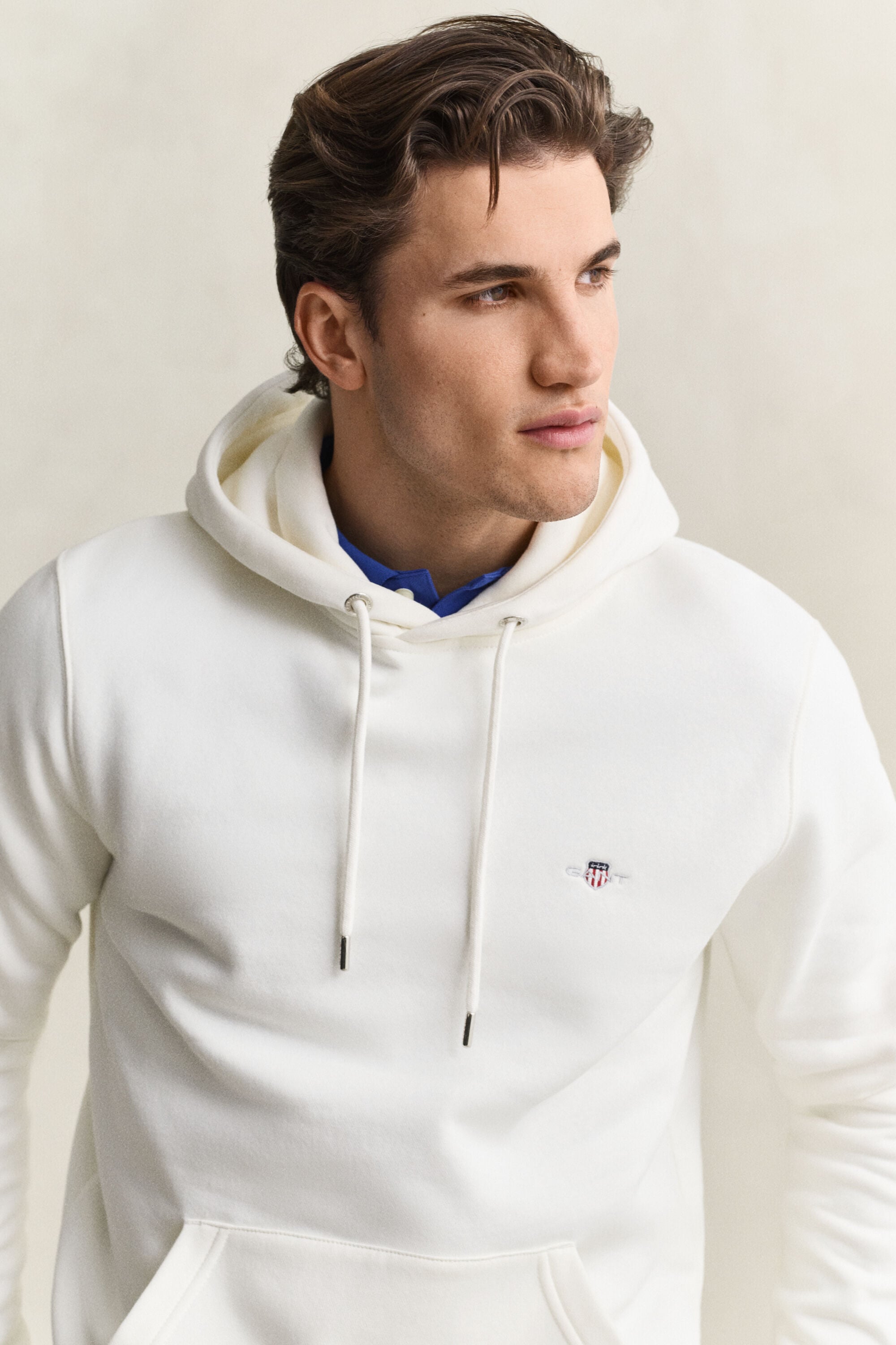 Sweat à capuche avec écusson
