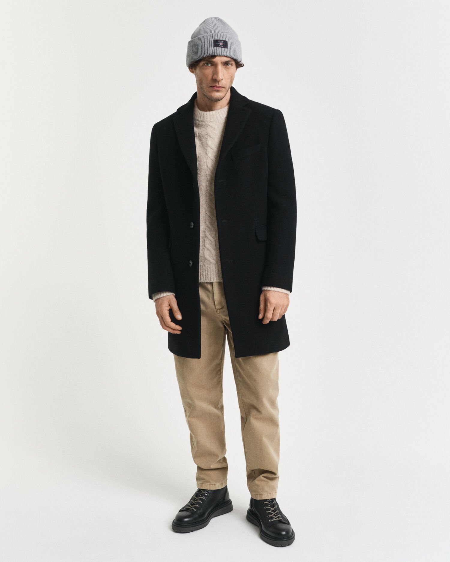 Manteau en laine classique