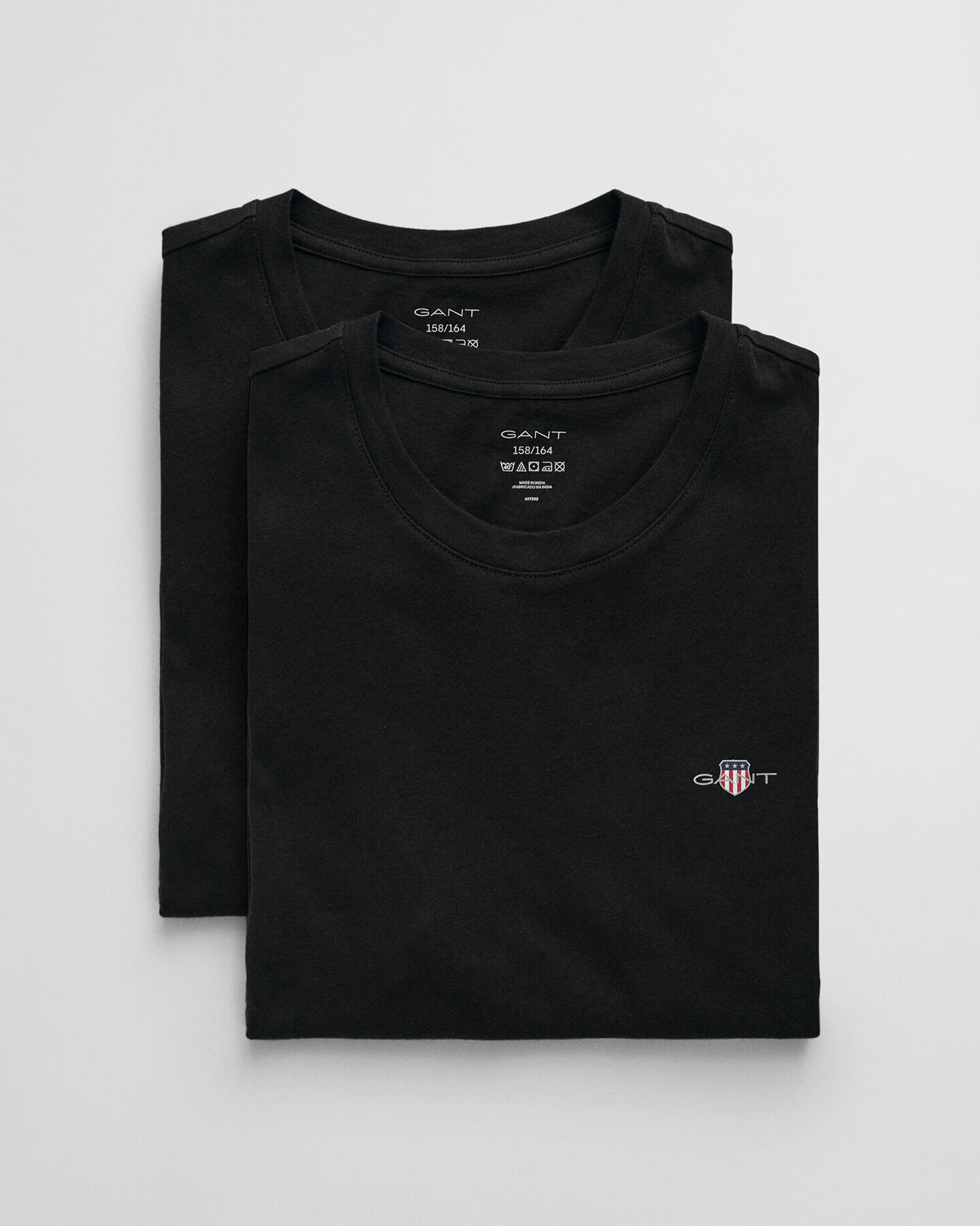 Lot de 2 t-shirts col rond Ado