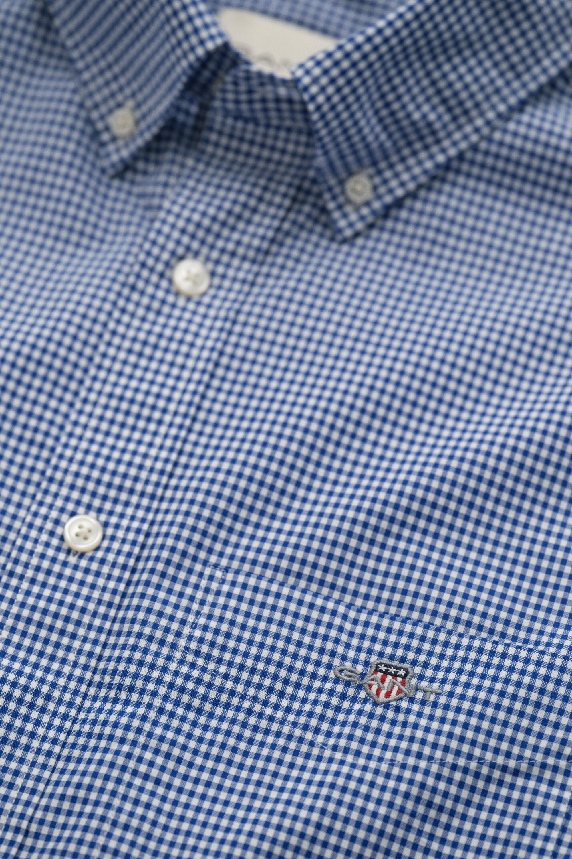 Chemise vichy en popeline classique