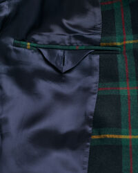 Veste blazer de costume regular fit à carreaux