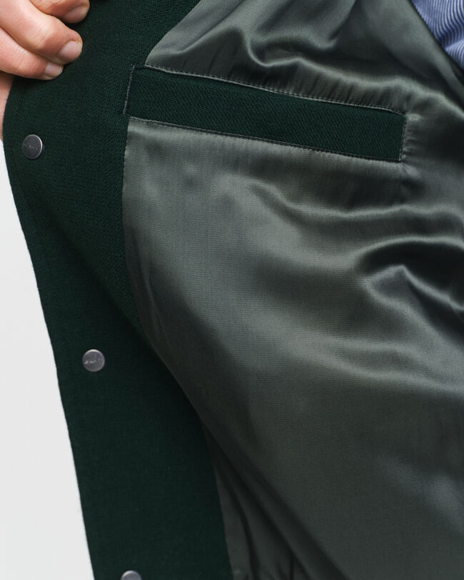 Veste Varsity de GANT en laine mélangée