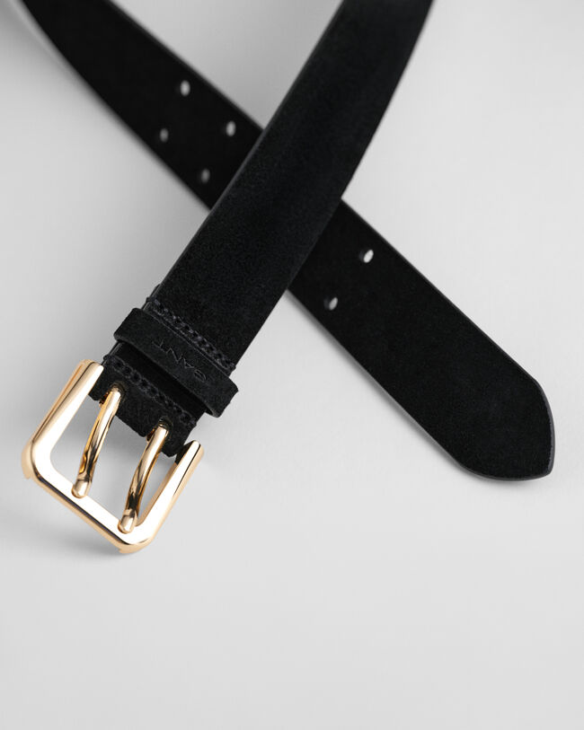 Ceinture en daim double rangée
