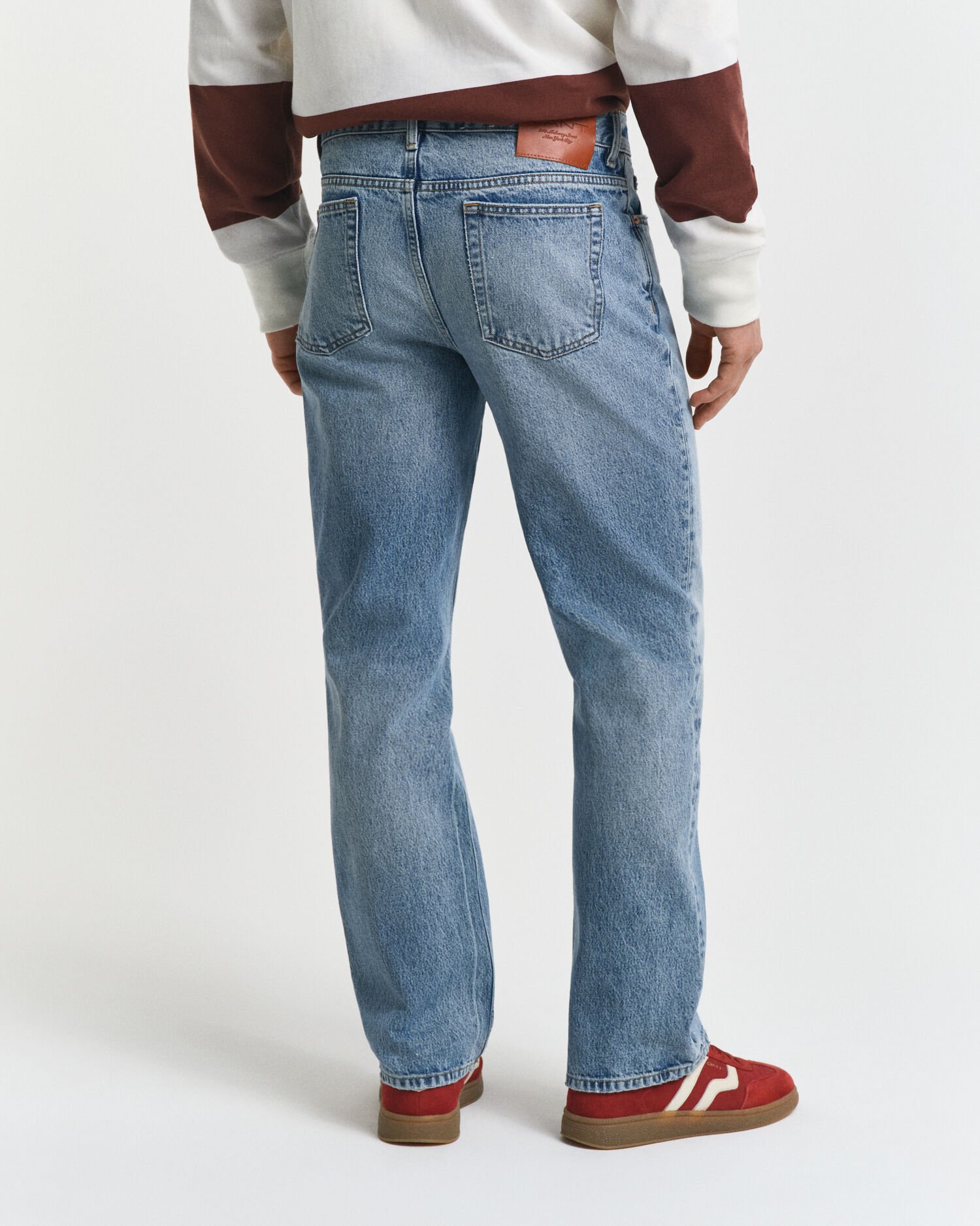Jean Bootcut à délavage vintage