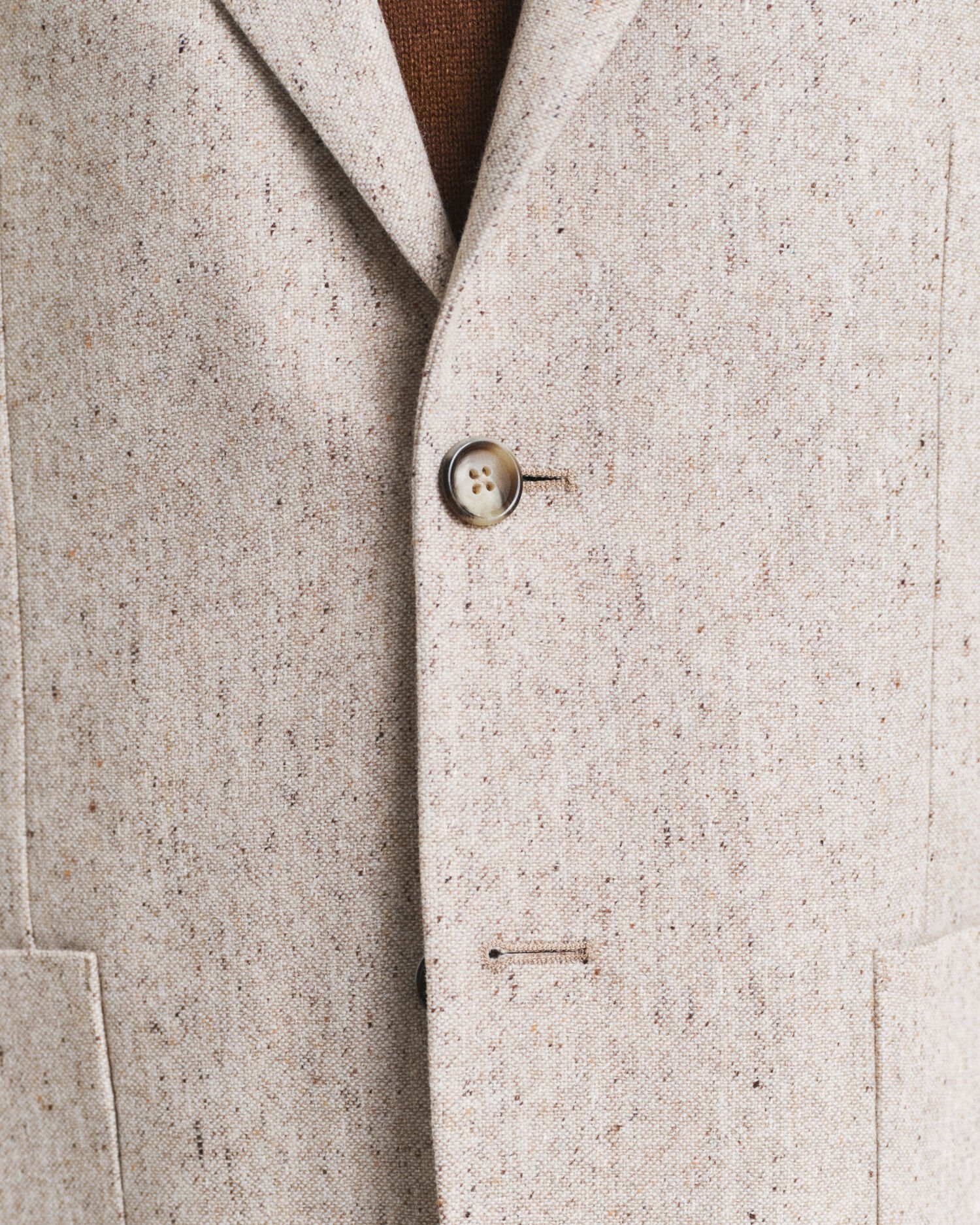 Veste de costume coupe slim en Donegal