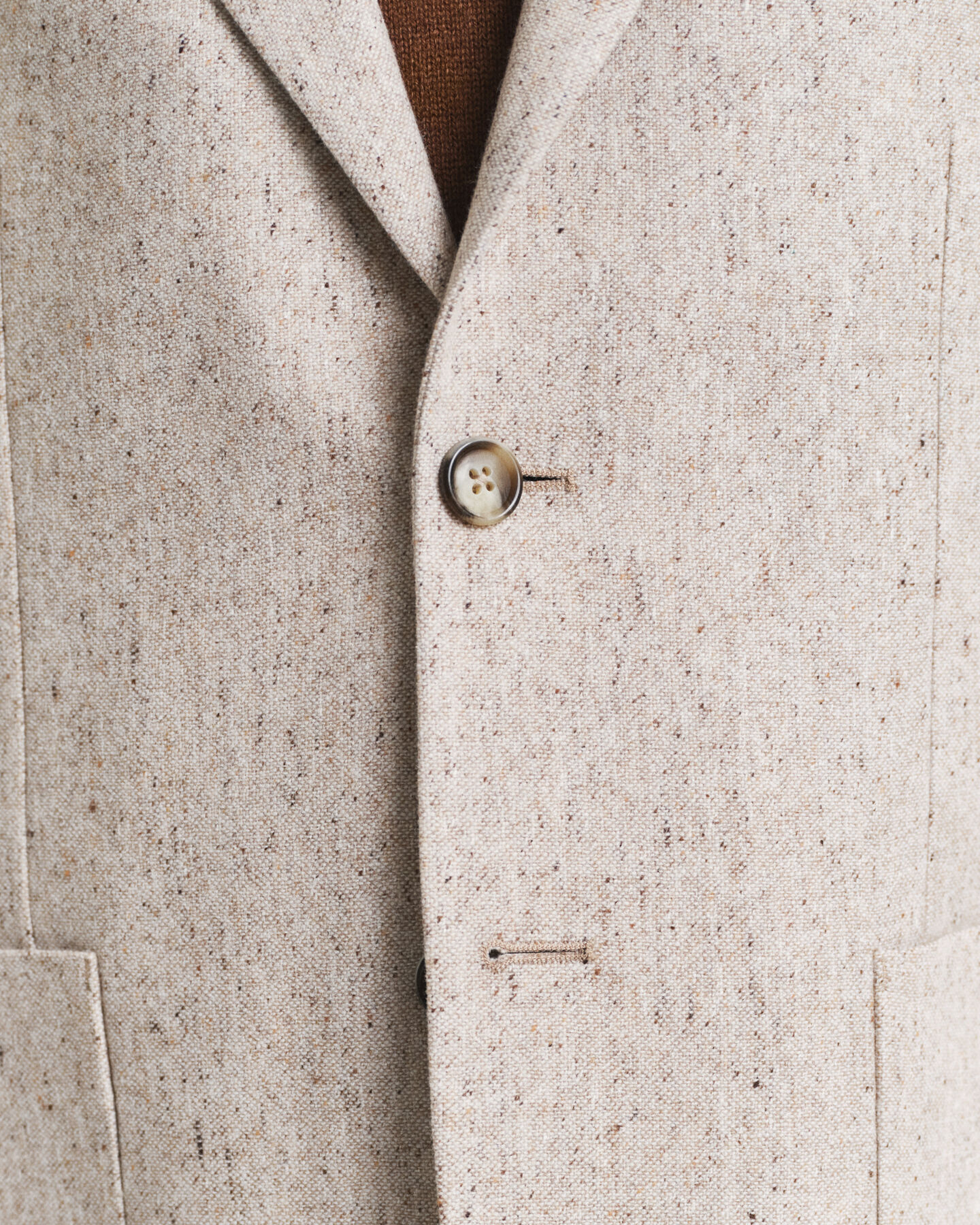 Veste de costume coupe slim en Donegal