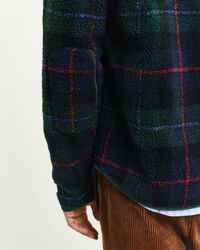 Veste en polaire à carreaux