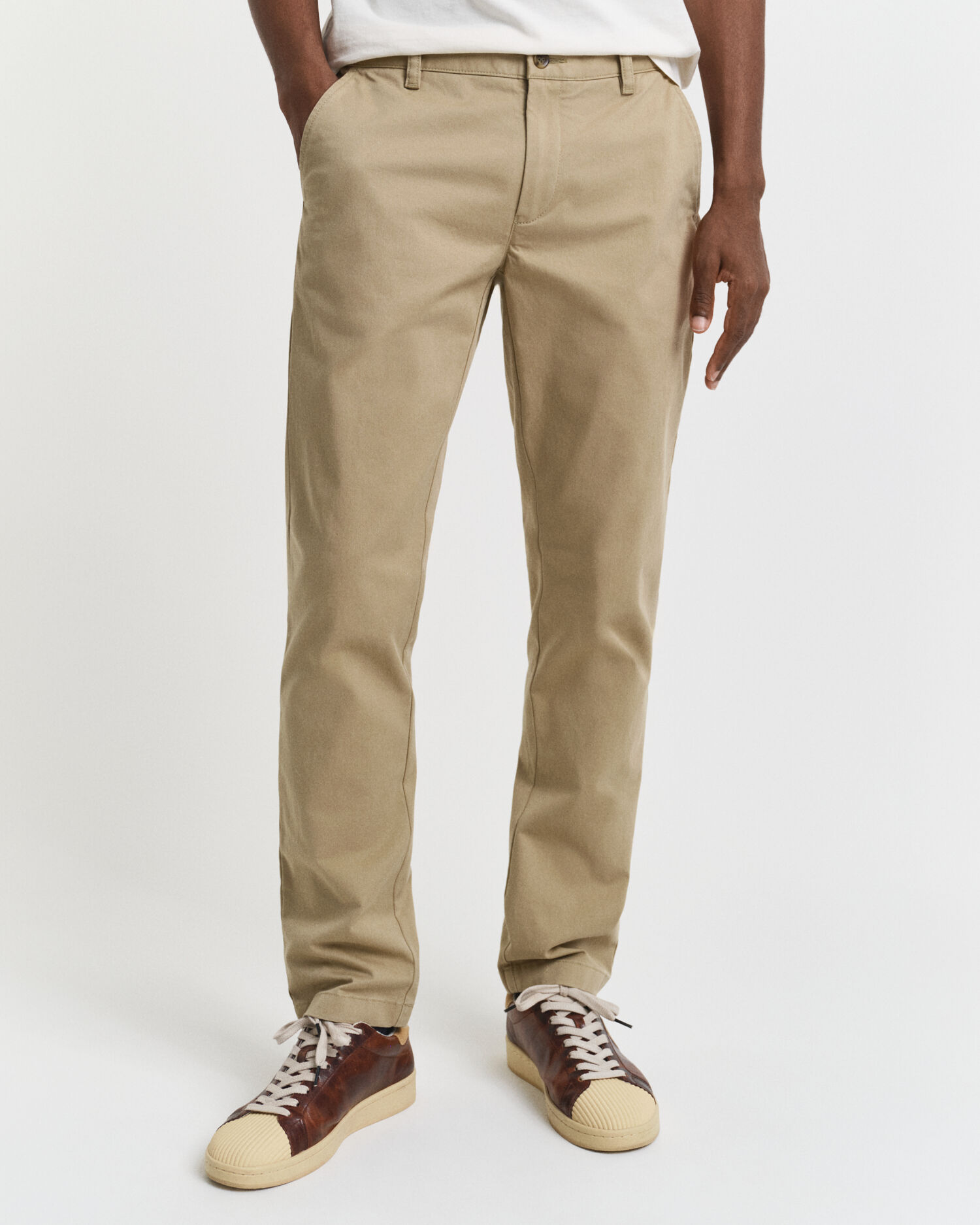 Pantalon chino slim ultra-confortable