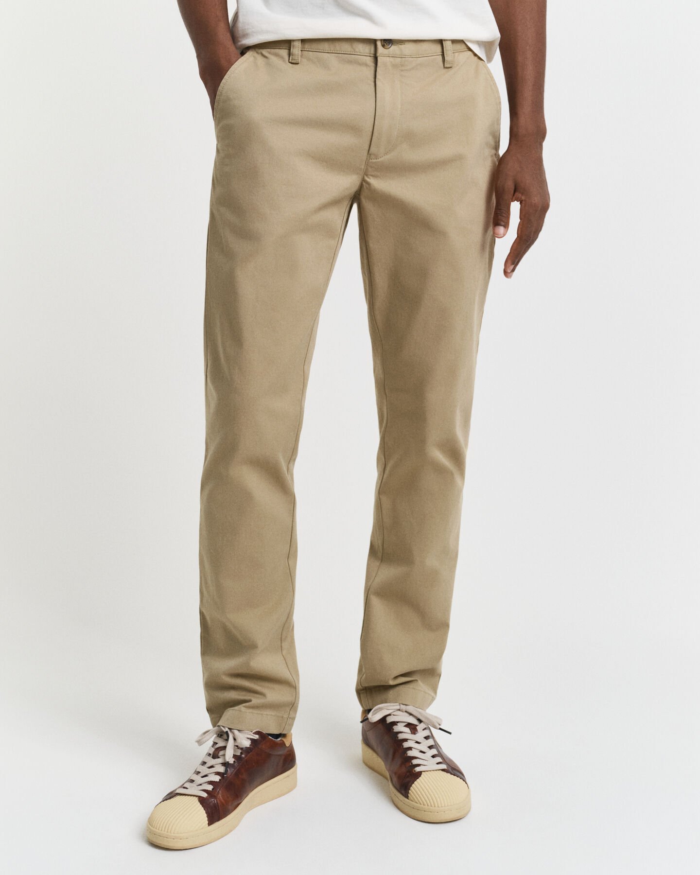Pantalon chino slim ultra-confortable