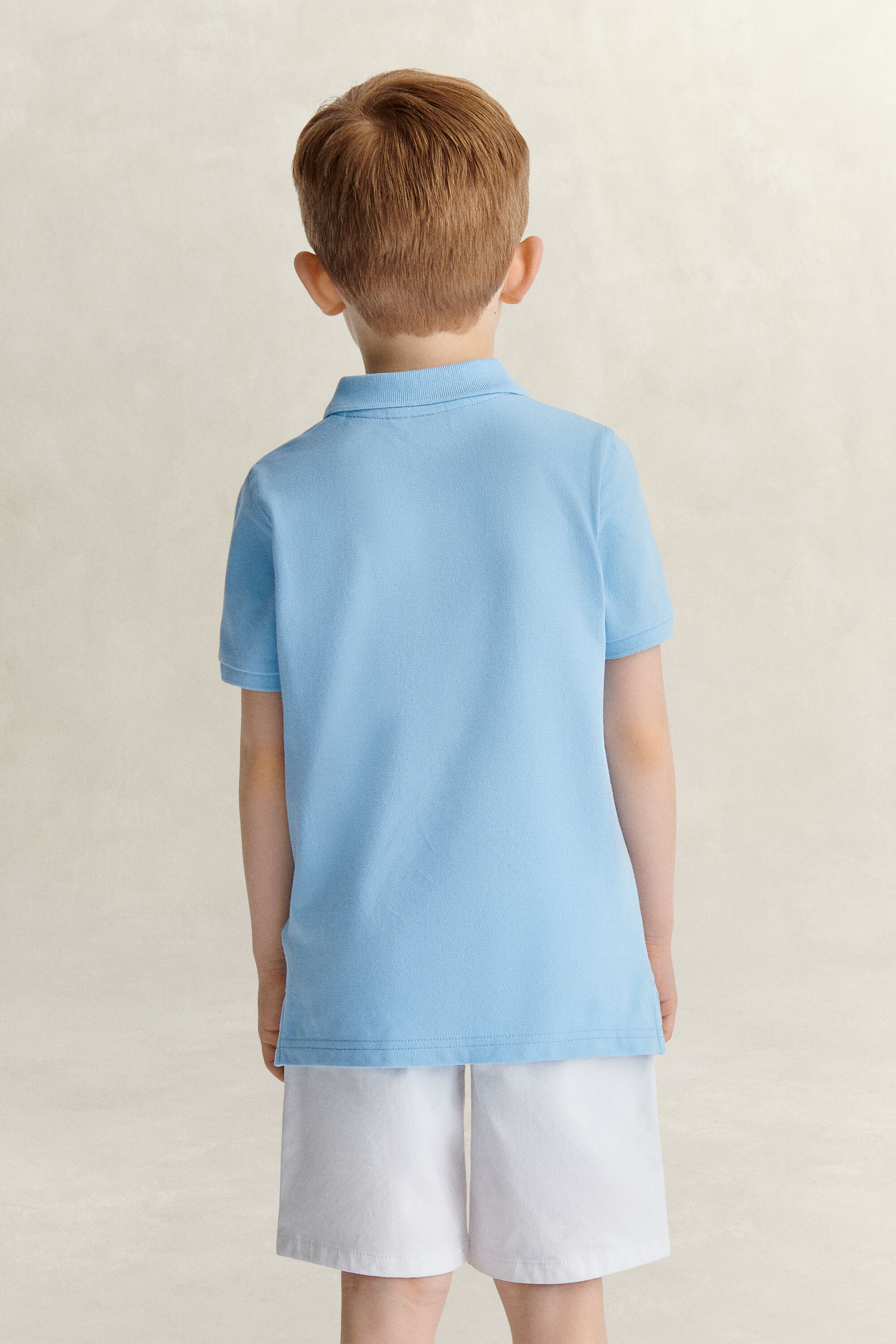 Polo en coton piqué Shield Enfant