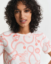 T-shirt &agrave; imprim&eacute; Sailing