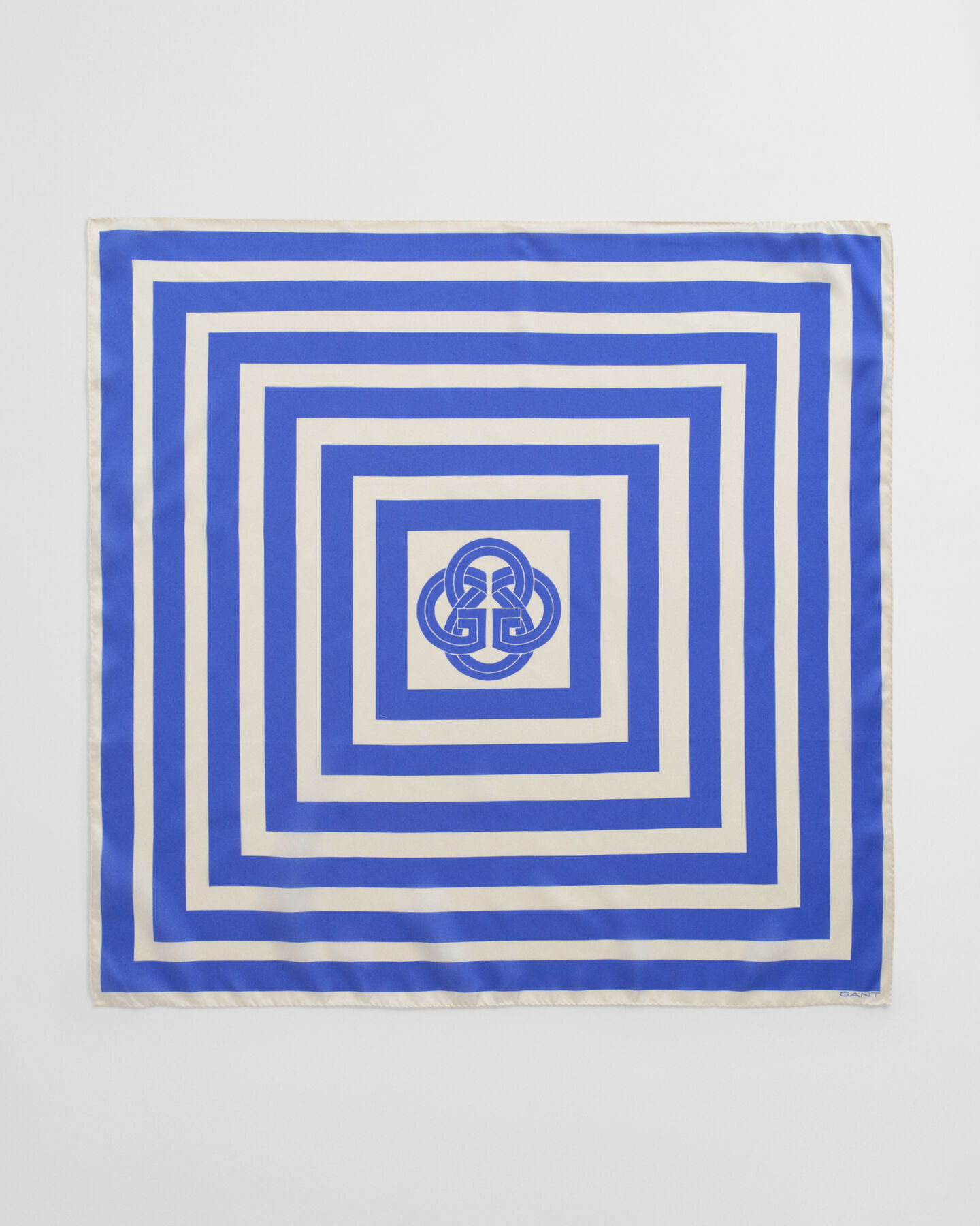 Foulard en soie à imprimé rayé