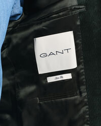 Veste de costume slim fit en velours c&ocirc;tel&eacute;