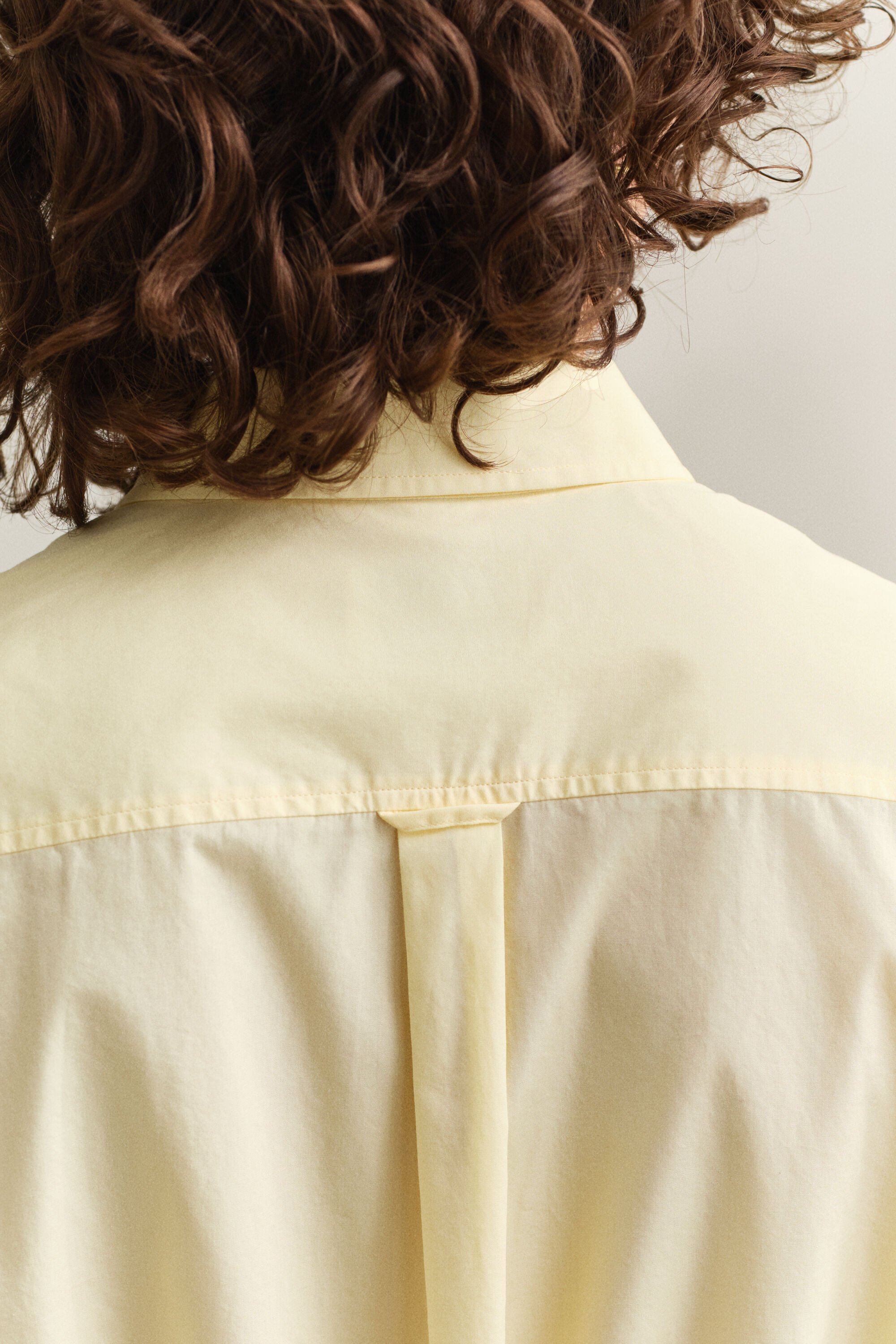 Chemise coupe regular en popeline classique