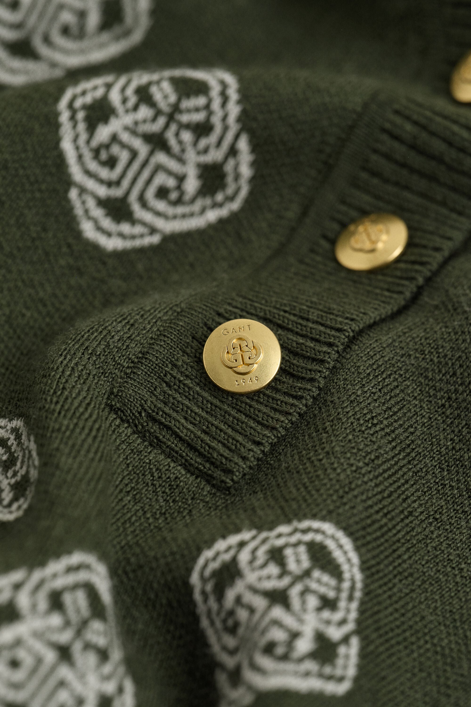 Robe polo en maille avec monogramme
