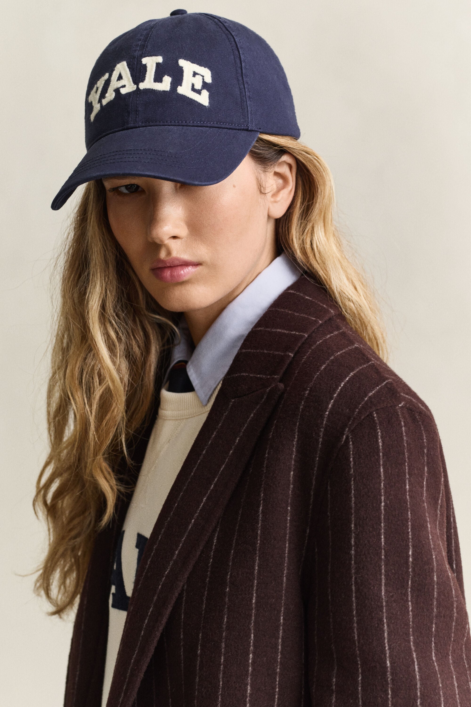Casquette en sergé de coton Gant x Yale