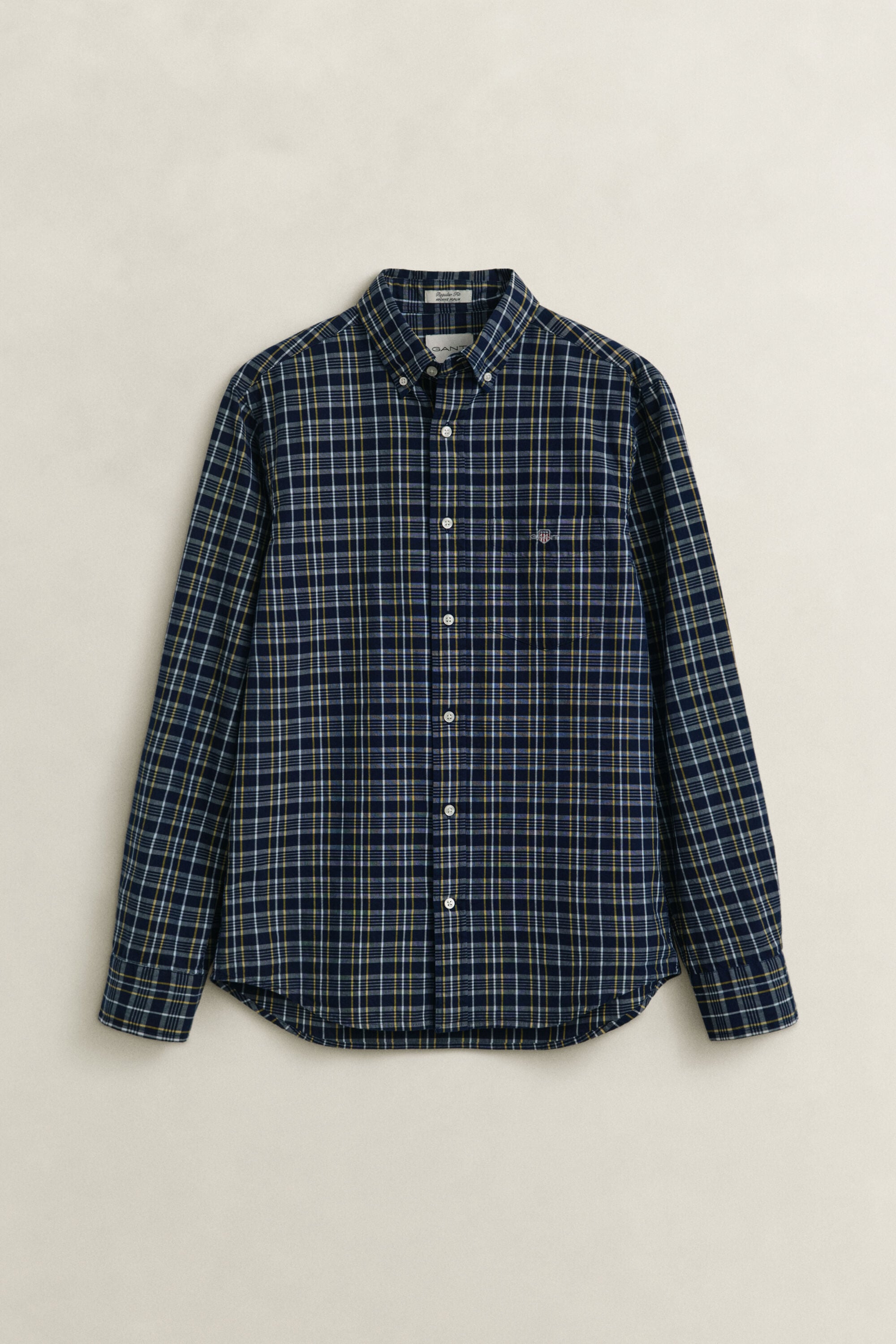 Chemise en popeline à carreaux Archive