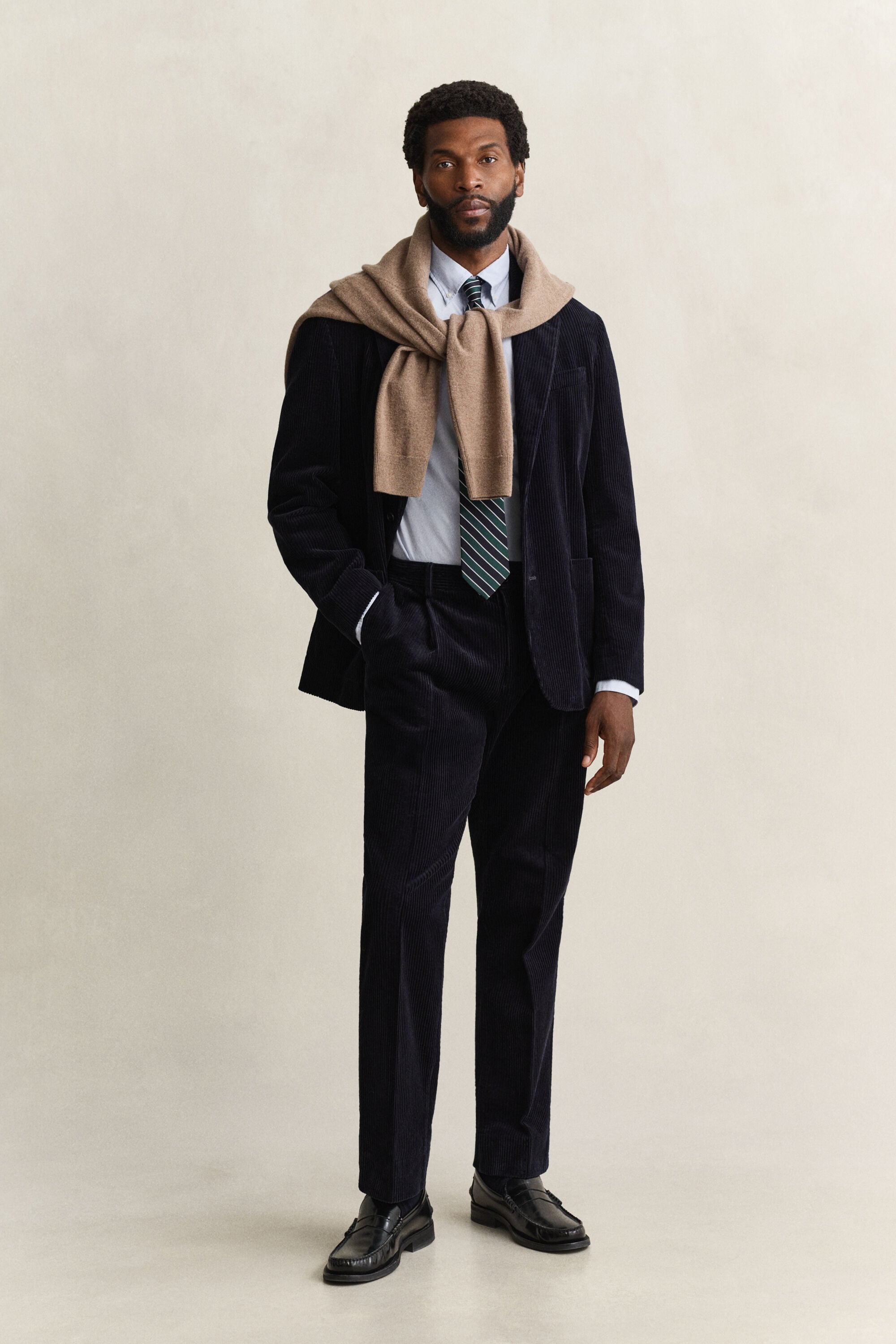 Chemise slim classique en popeline