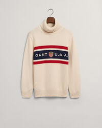 Pull col roul&eacute; Banner Shield