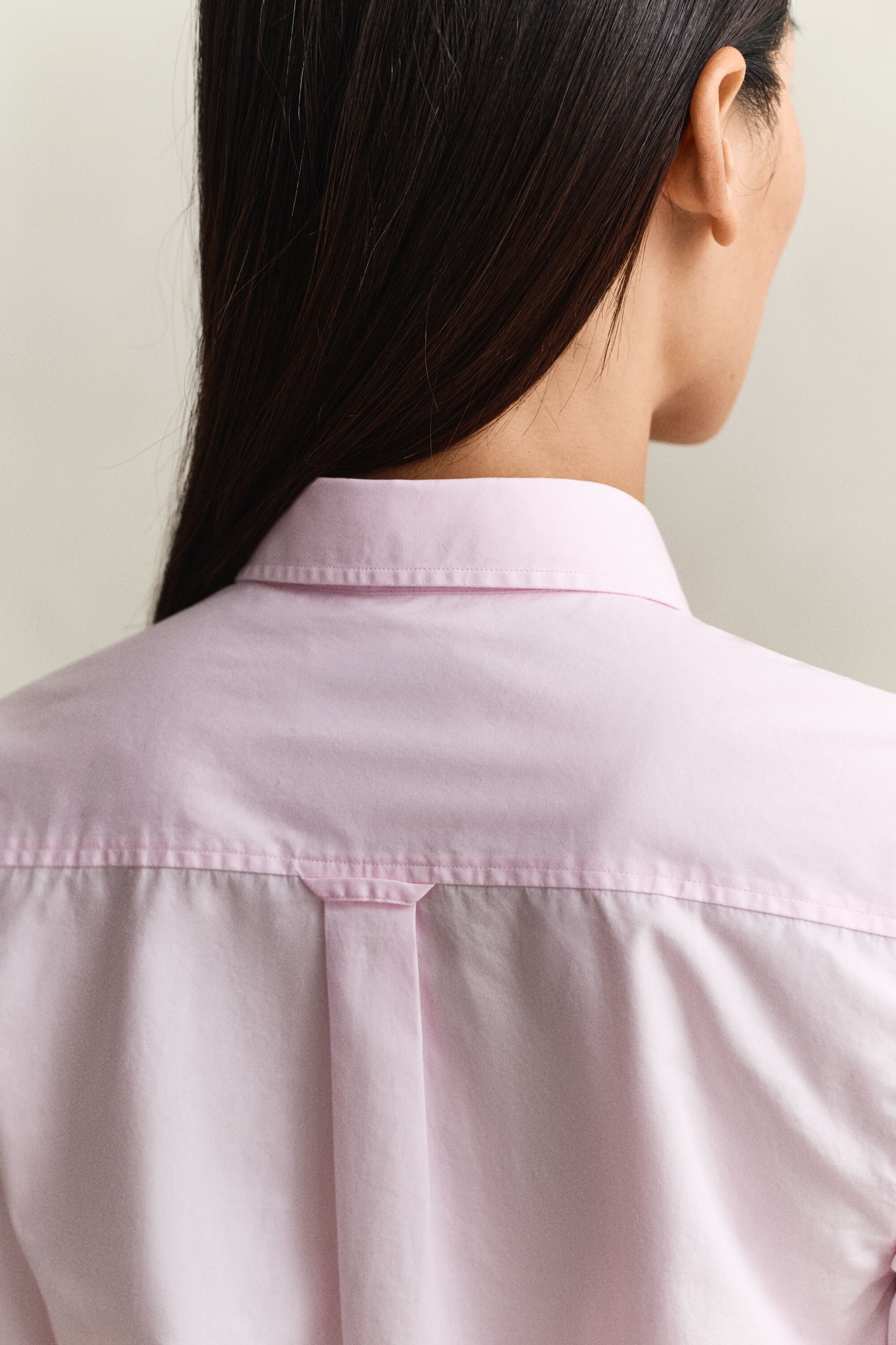 Chemise coupe regular en popeline classique