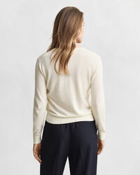 Cardigan col rond léger