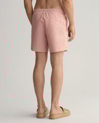 Short de bain classic fit en seersucker