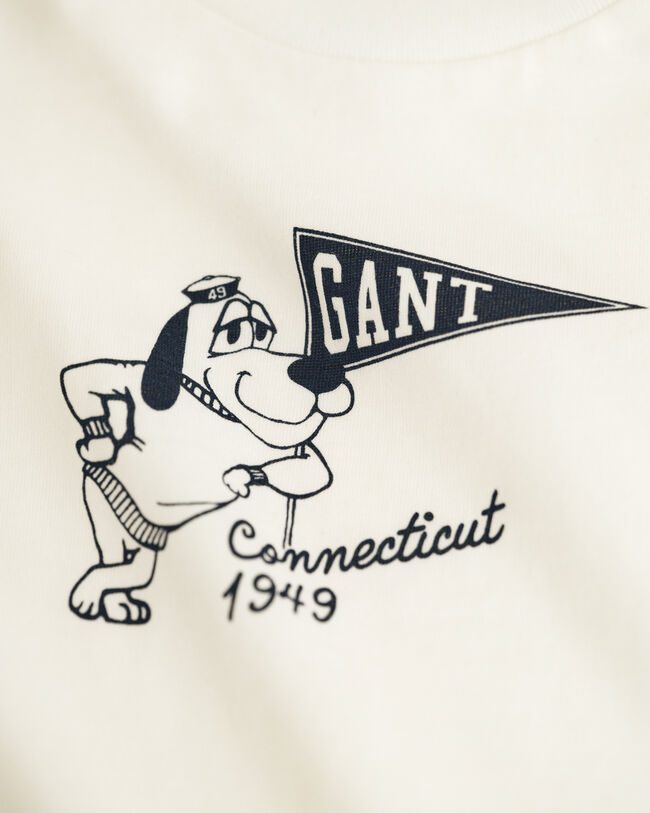 Chemise à manches longues Graphic avec imprimé chien Bébé