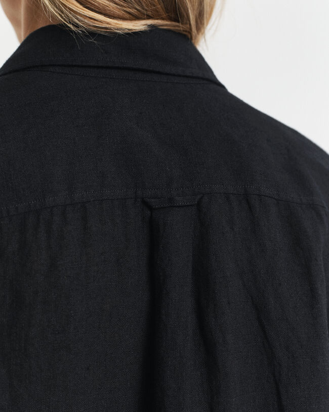 Chemise coupe d&eacute;contract&eacute;e en lin