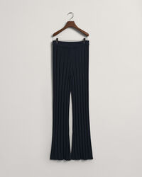 Pantalon en maille côtelée