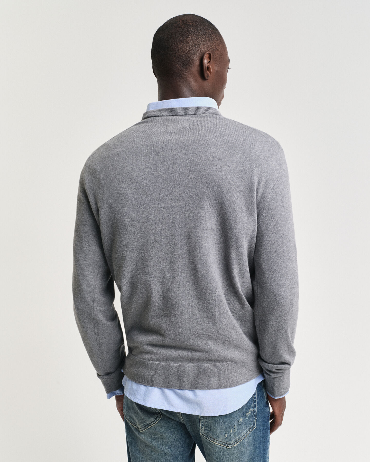 Pull ras du cou en coton Seasonal Essential