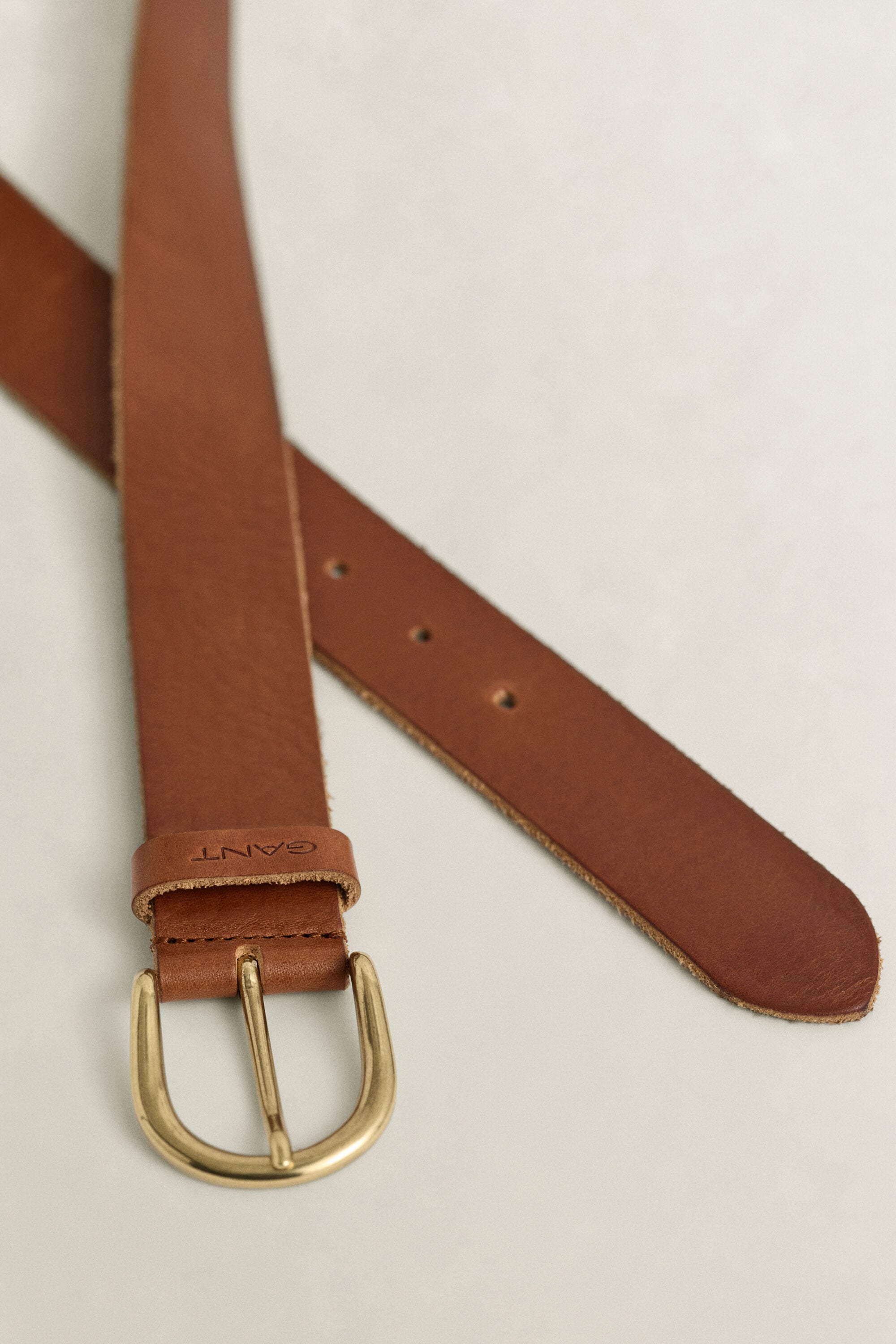 Ceinture en cuir foulonné