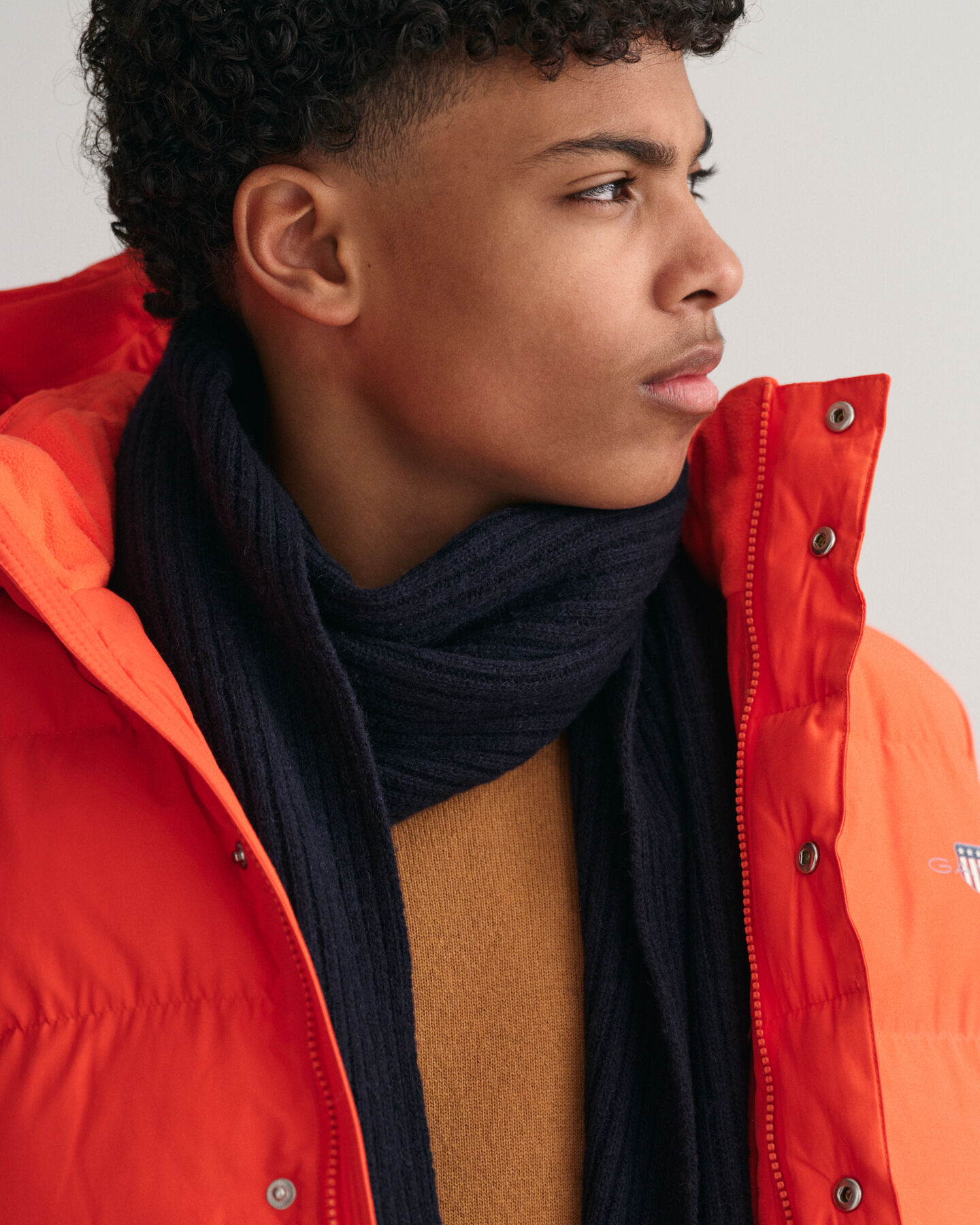 &Eacute;charpe tricot&eacute;e en laine Shield Teens